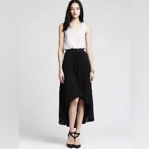 Patio Dress with Hi Low Pleated Skirt